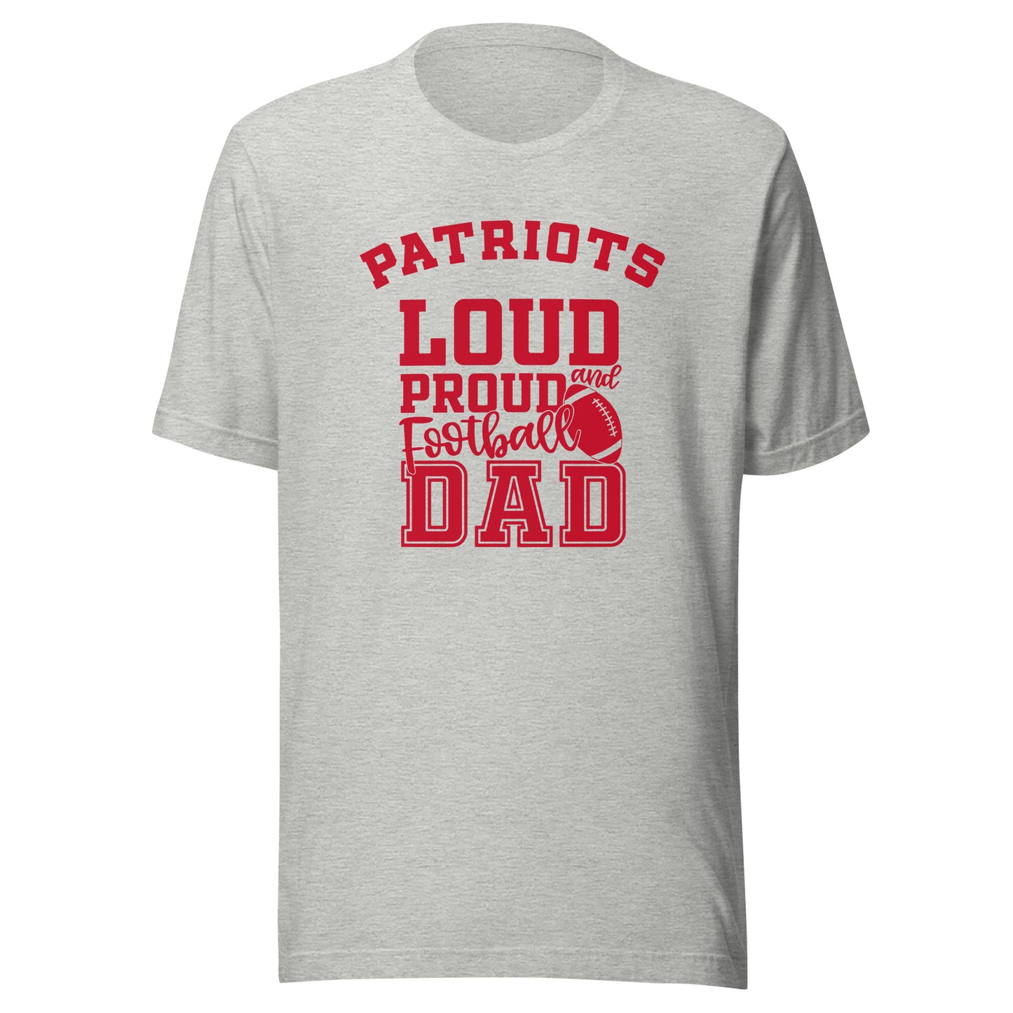 CUSTOMIZABLE - Seeger HS Patriots Football Dad  -  Unisex t-shirt