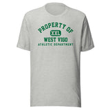 West Vigo HS Vikings - Property of Athletic Dept.  -  Unisex t-shirt