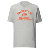 Sarah Scott MS Scotties - Property of Athletic Dept. - Unisex t-shirt