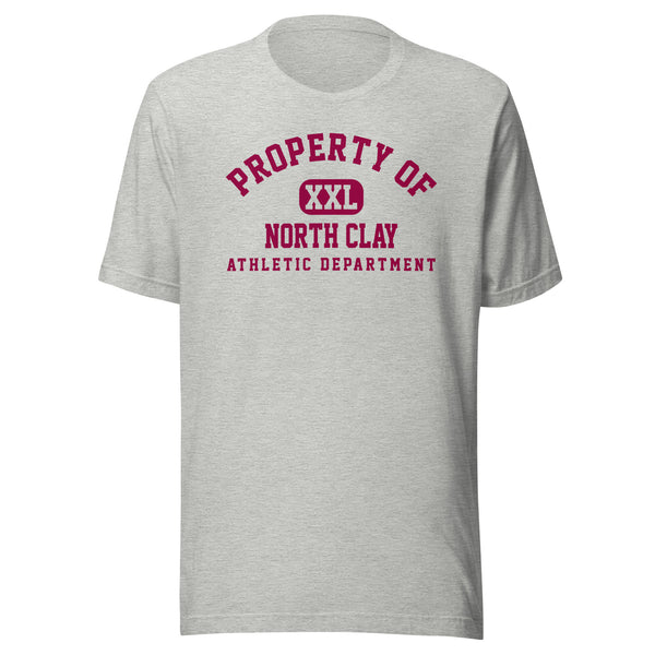 North Clay MS Knights - Property of Athletic Dept. - Unisex t-shirt