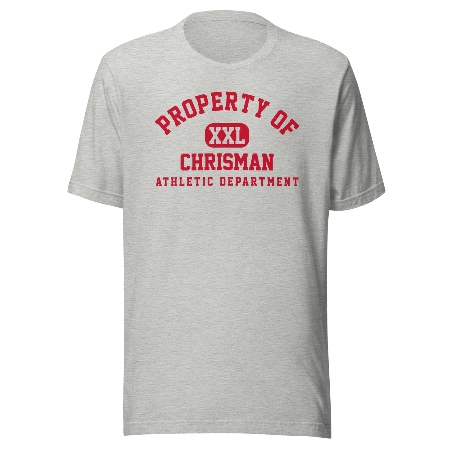 Chrisman HS Cardinals - Property of Athletic Dept. - Unisex t-shirt