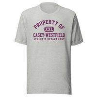 Casey-Westfield HS Warriors - Property of Athletic Dept. - Unisex t-shirt