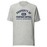 Fountain Central HS Mustangs - Property of Athletic Dept. - Unisex t-shirt