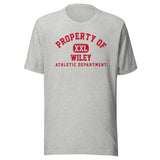 Wiley HS Red Streaks - Property of Athletic Dept. - Unisex t-shirt