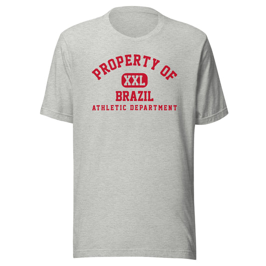 Brazil HS Red Devils - Property of Athletic Dept. - Unisex t-shirt