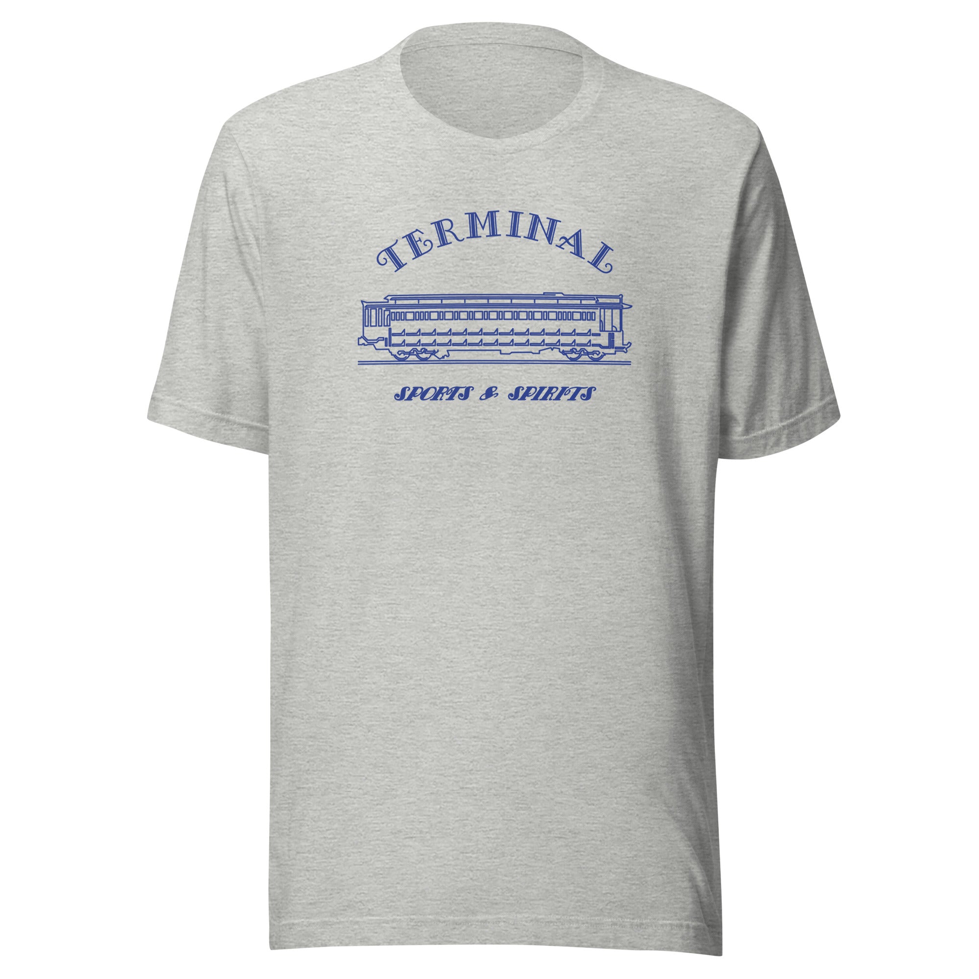 Terminal Sports & Spirits - Terre Haute Indiana - interurban design  -  Unisex t-shirt