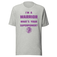 Casey-Westfield HS Warriors - Superpower (purple)  -  Short-Sleeve Unisex T-Shirt