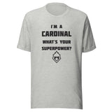 Chrisman HS Cardinals - Superpower (black)  -  Short-Sleeve Unisex T-Shirt