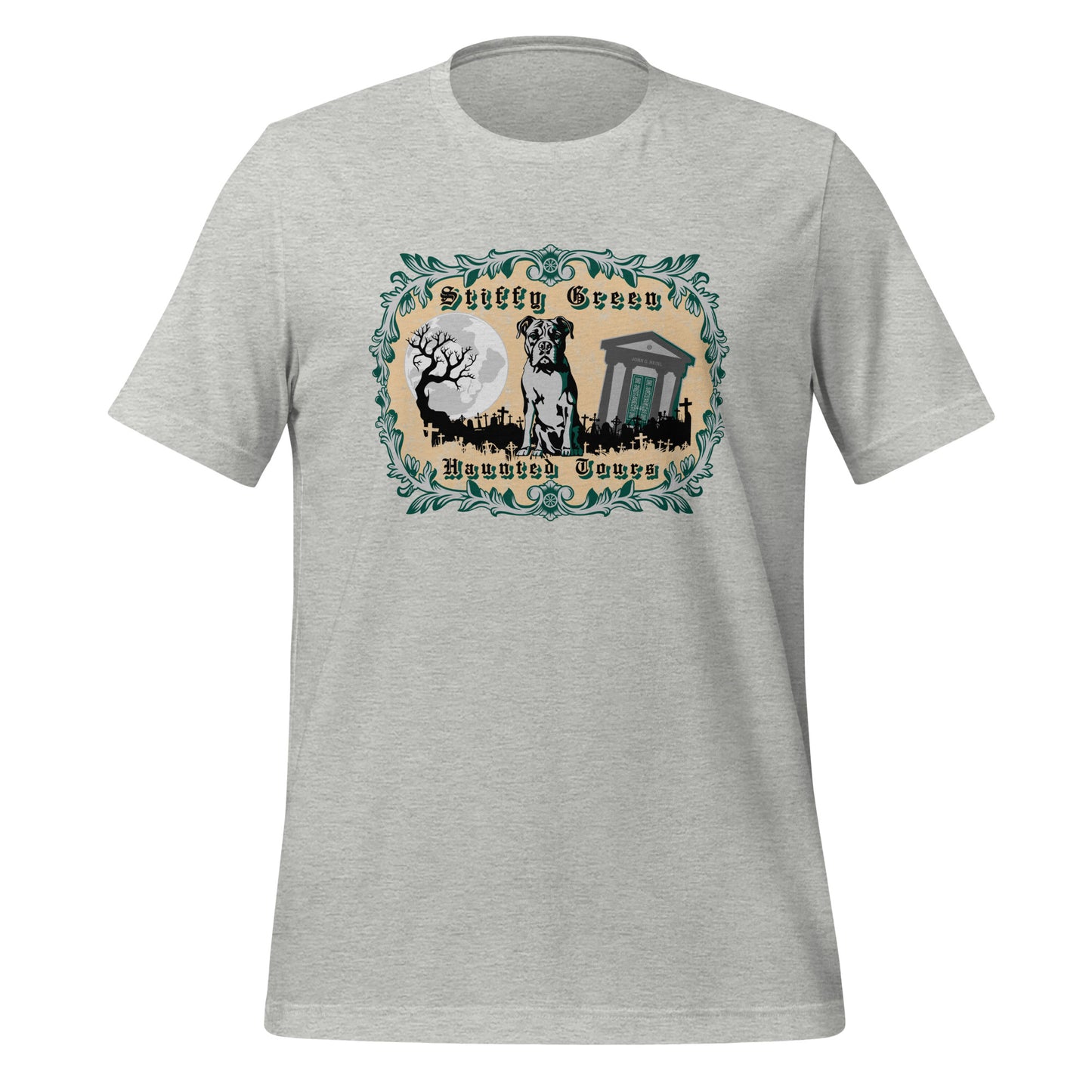 Stiffy Green Haunted Tours - Terre Haute Indiana  -  Unisex t-shirt