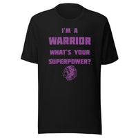 Casey-Westfield HS Warriors - Superpower (purple)  -  Short-Sleeve Unisex T-Shirt