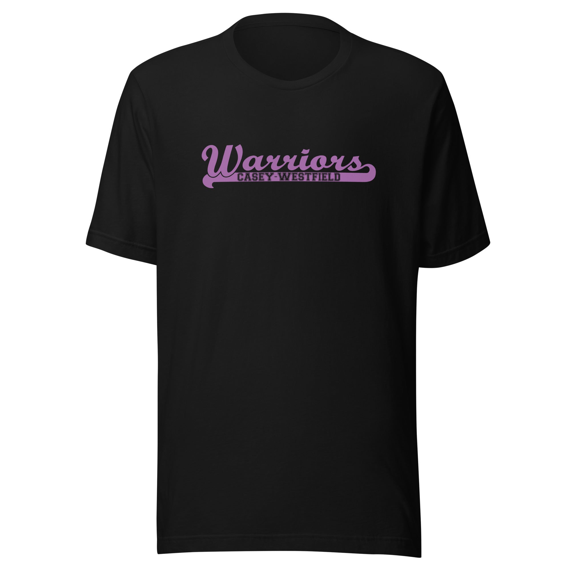Casey-Westfield HS Warriors - Banner (purple)  -  Short-Sleeve Unisex T-Shirt