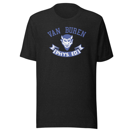 Van Buren HS Blue Devils - phys. ed. design  -  Unisex t-shirt