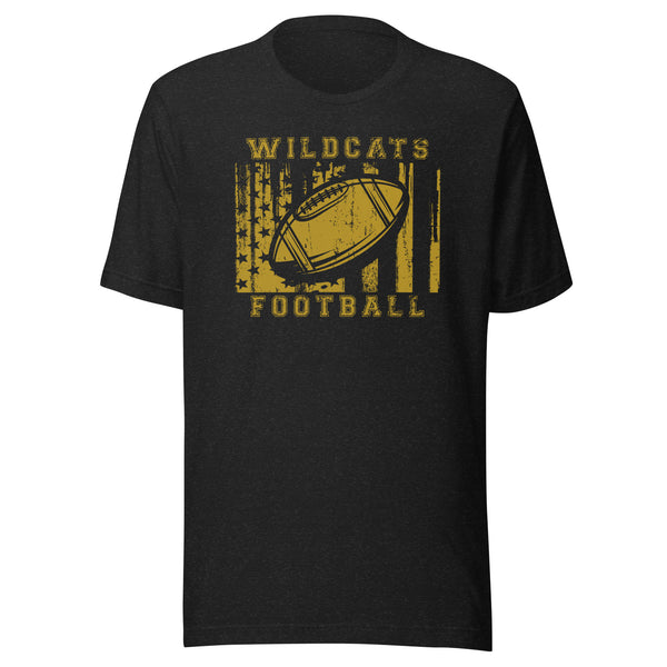 CUSTOMIZABLE - South Vermillion HS Wildcats Football  -  Unisex t-shirt