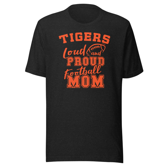 CUSTOMIZABLE - Paris HS Tigers Football Mom  -  Unisex t-shirt