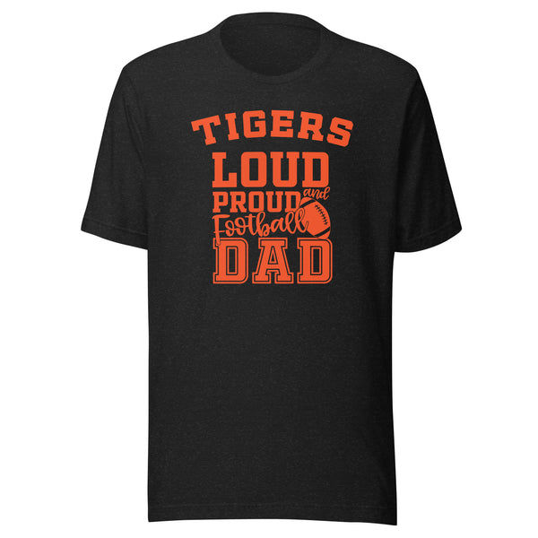 CUSTOMIZABLE - Paris HS Tigers Football Dad  -  Unisex t-shirt