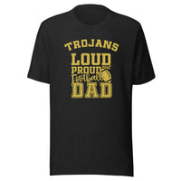 CUSTOMIZABLE - Covington HS Trojans Football Dad  -  Unisex t-shirt