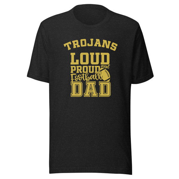 CUSTOMIZABLE - Covington HS Trojans Football Dad  -  Unisex t-shirt