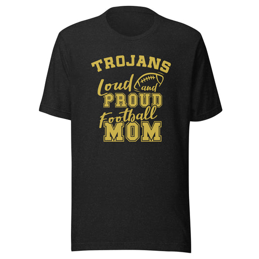 CUSTOMIZABLE - Covington HS Trojans Football Mom  -  Unisex t-shirt