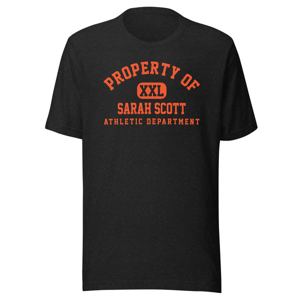 Sarah Scott MS Scotties - Property of Athletic Dept. - Unisex t-shirt