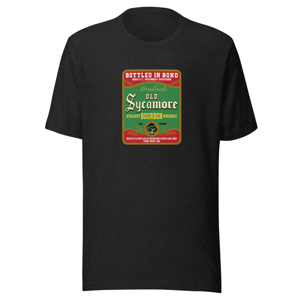 Old Sycamore Whiskey / Merchants Distilling - Terre Haute Indiana  -  Short-Sleeve Unisex T-Shirt