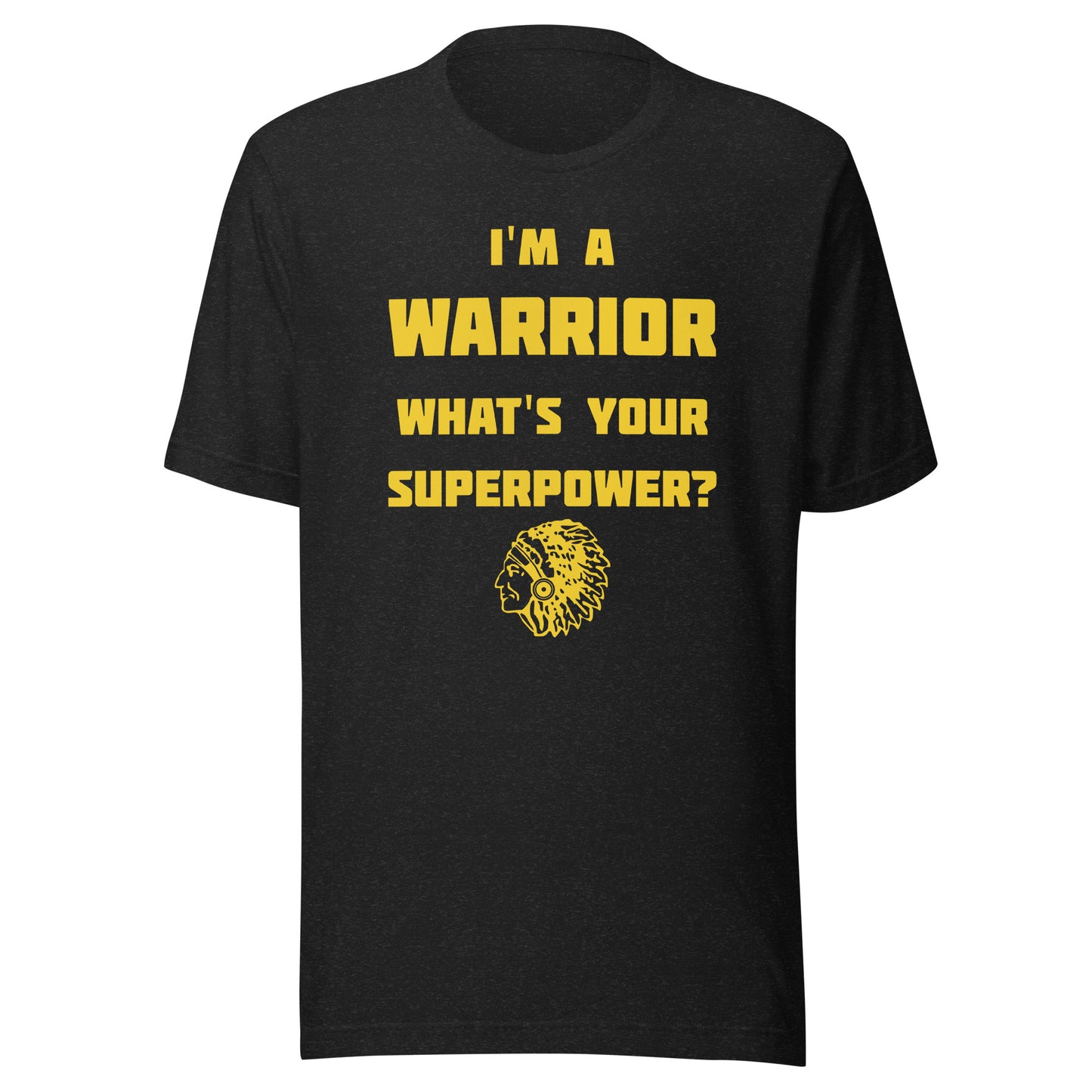 Casey-Westfield HS Warriors - Superpower (yellow)  -  Short-Sleeve Unisex T-Shirt