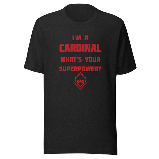 Chrisman HS Cardinals - Superpower (red)  -  Short-Sleeve Unisex T-Shirt