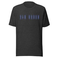 Van Buren HS Blue Devils - faded text  - Unisex t-shirt
