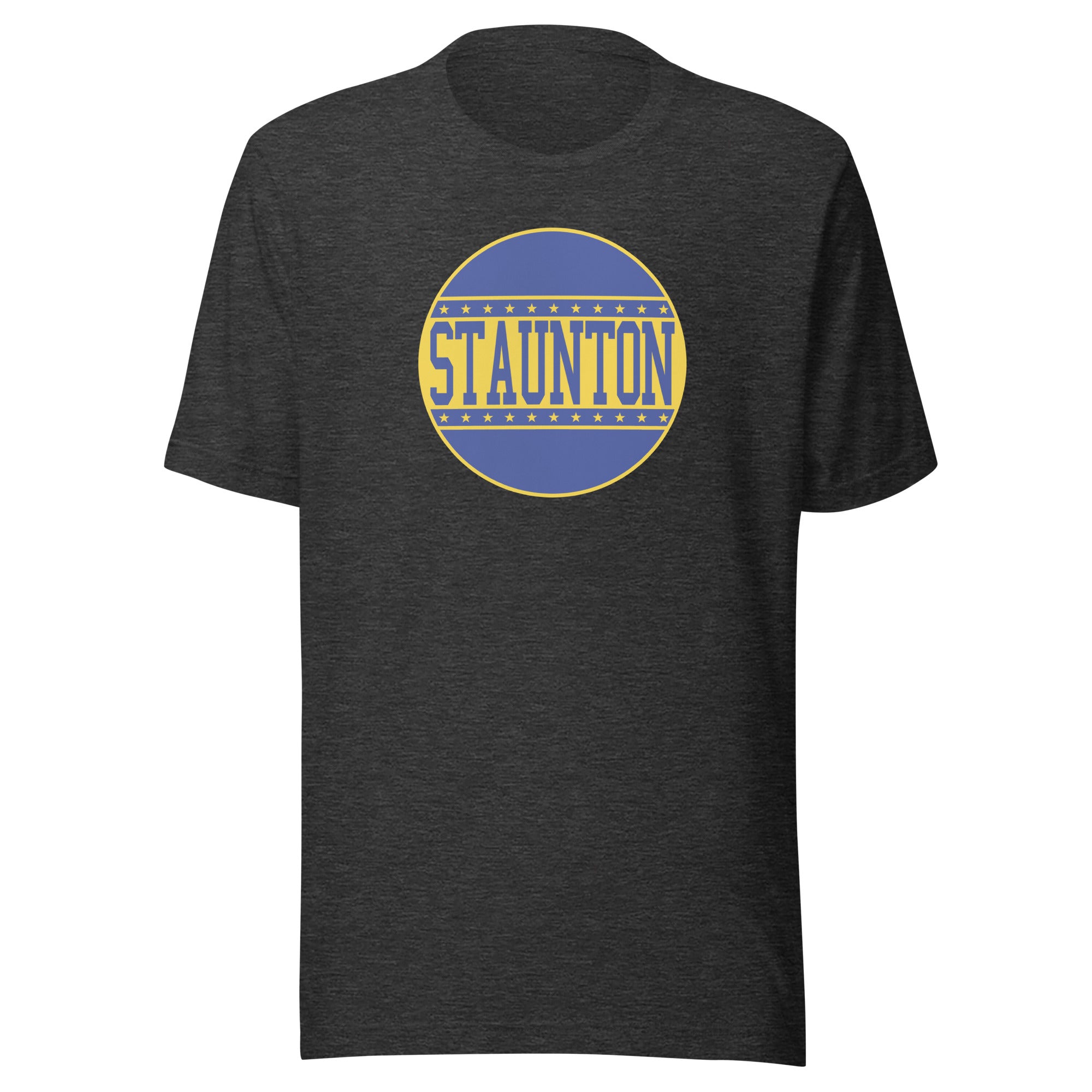 Staunton HS Yellow Jackets - button design  -  Unisex t-shirt