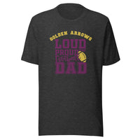 CUSTOMIZABLE - Sullivan HS Golden Arrows Football Dad  -  Unisex t-shirt