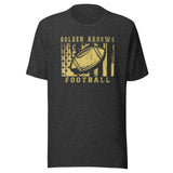 CUSTOMIZABLE - Sullivan HS Golden Arrows Football  -  Unisex t-shirt