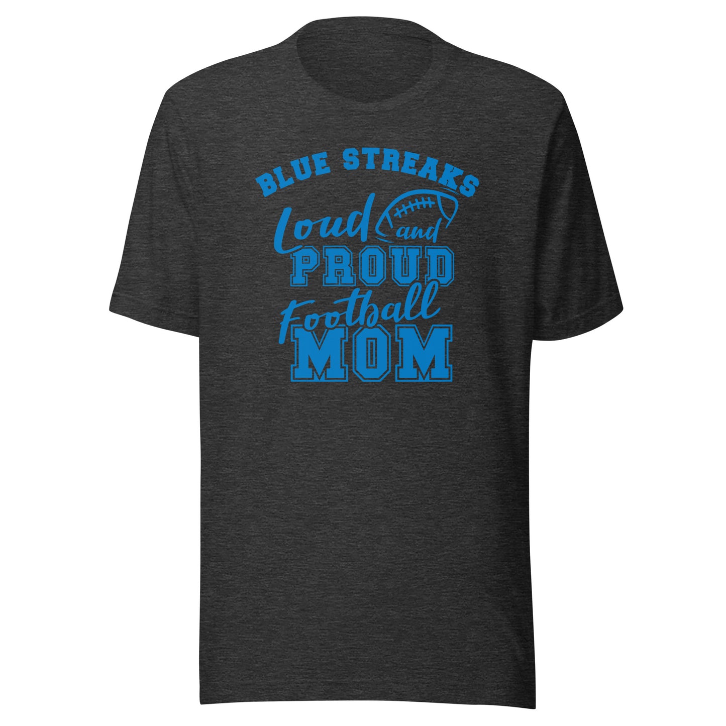 CUSTOMIZABLE - Martinsville Jr./Sr. HS Blue Streaks Football Mom  -  Unisex t-shirt