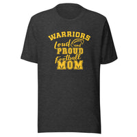 CUSTOMIZABLE - Casey-Westfield HS Warriors Football Mom  -  Unisex t-shirt