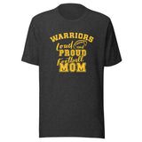 CUSTOMIZABLE - Casey-Westfield HS Warriors Football Mom  -  Unisex t-shirt