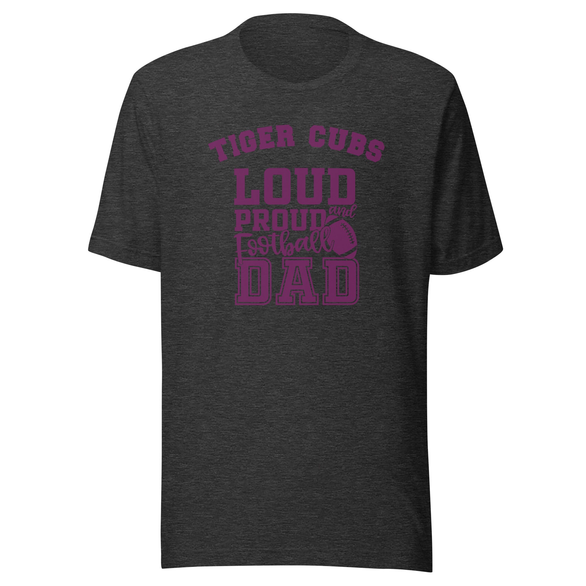 CUSTOMIZABLE - Greencastle HS Tiger Cubs Football Dad  -  Unisex t-shirt