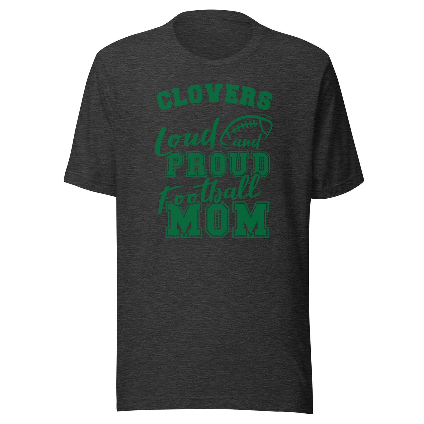 CUSTOMIZABLE - Cloverdale HS Clovers Football Mom  -  Unisex t-shirt