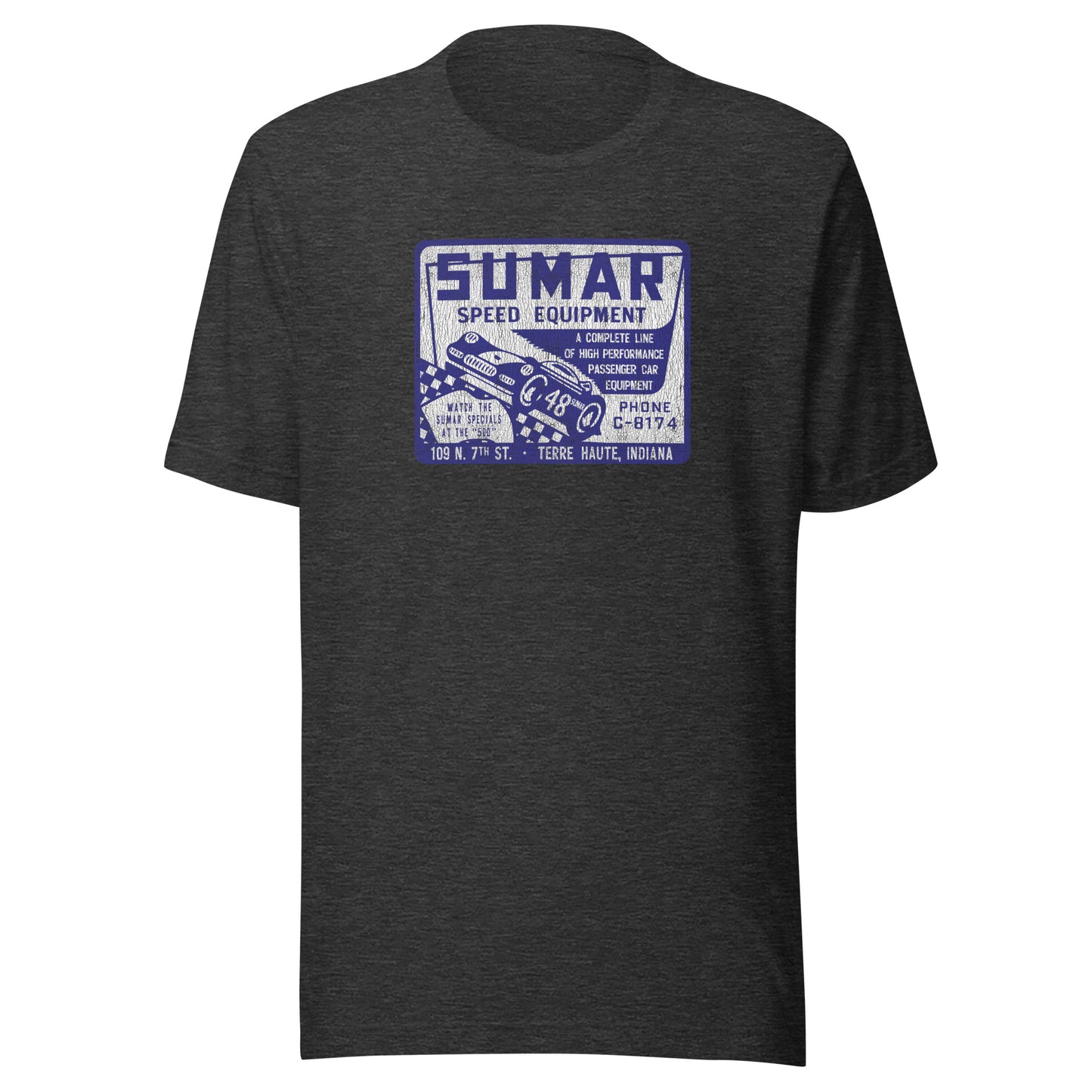 Sumar Speed Equipment - Terre Haute Indiana - design 1  -  Unisex t-shirt