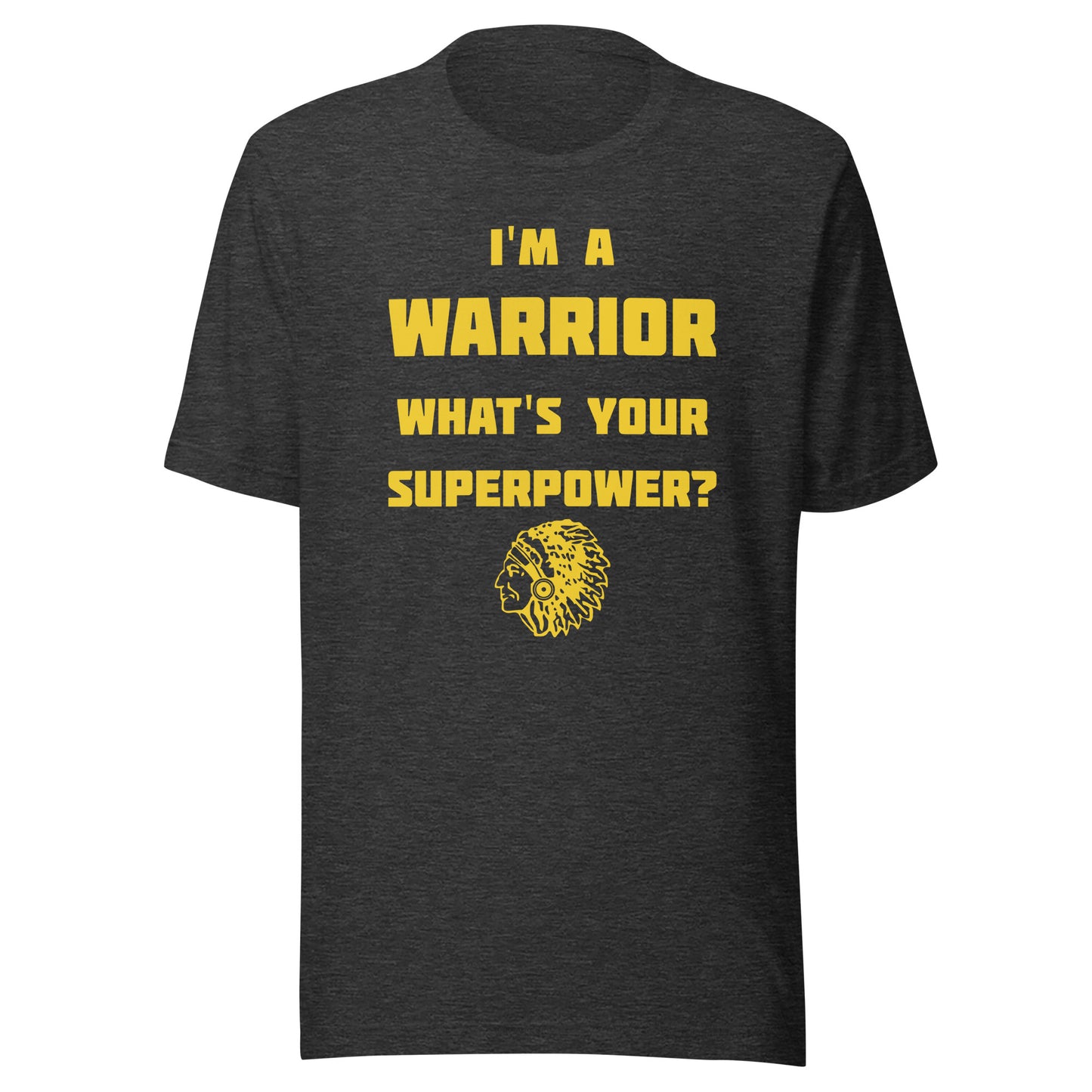 Casey-Westfield HS Warriors - Superpower (yellow)  -  Short-Sleeve Unisex T-Shirt