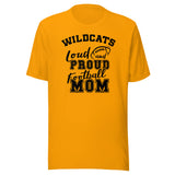 CUSTOMIZABLE - South Vermillion HS Wildcats Football Mom  -  Unisex t-shirt