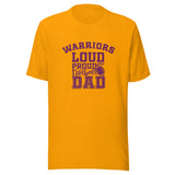 CUSTOMIZABLE - Casey-Westfield HS Warriors Football Dad  -  Unisex t-shirt