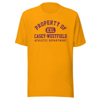Casey-Westfield HS Warriors - Property of Athletic Dept. - Unisex t-shirt