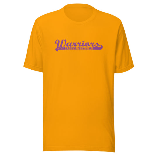 Casey-Westfield HS Warriors - Banner (purple)  -  Short-Sleeve Unisex T-Shirt