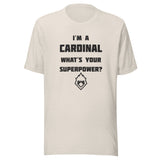 Chrisman HS Cardinals - Superpower (black)  -  Short-Sleeve Unisex T-Shirt