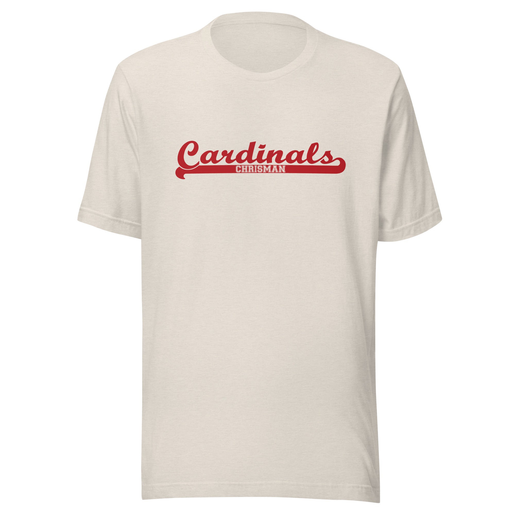 Chrisman HS Cardinals - Banner (red)  -  Short-Sleeve Unisex T-Shirt