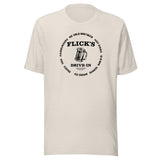 Flick’s Drive-In / Dairy Bar - rootbeer mug design (black) - Brazil Indiana  -  Short-Sleeve Unisex T-Shirt