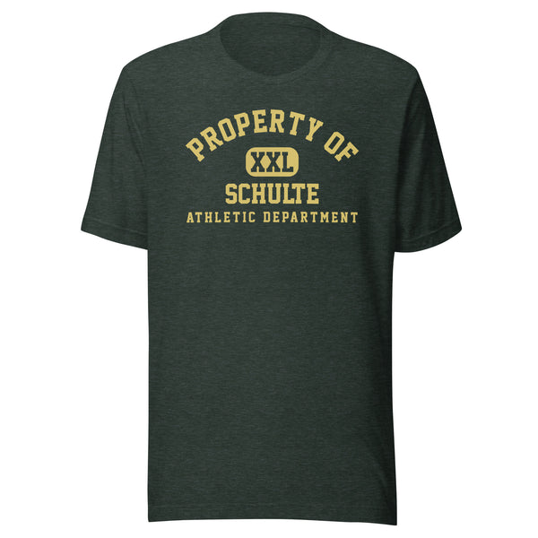 Schulte HS Golden Bears - Property of Athletic Dept. - Unisex t-shirt