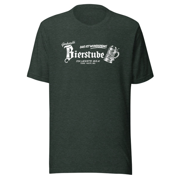 Gerhardt's Bierstube - Terre Haute Indiana  -  Unisex t-shirt