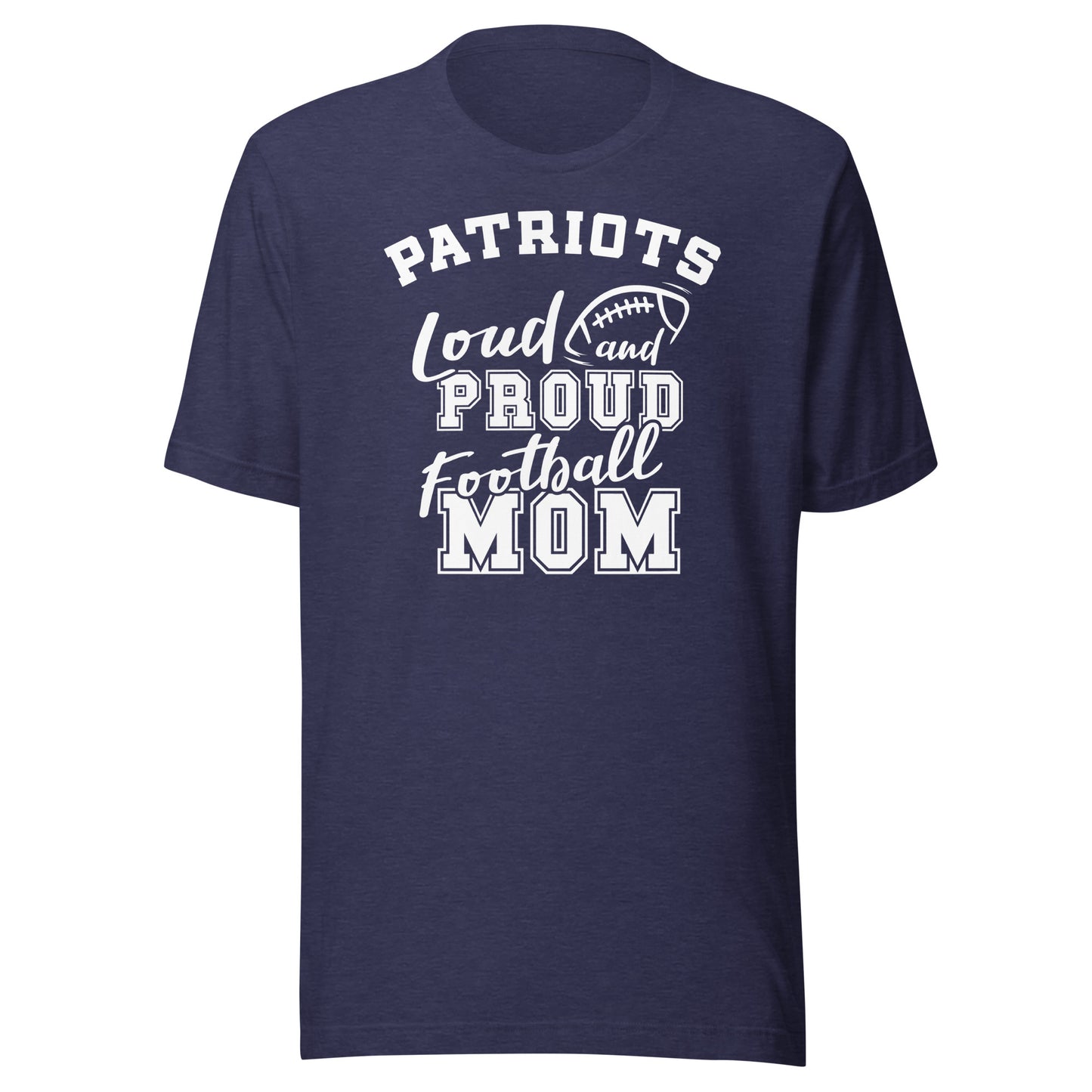 CUSTOMIZABLE - Terre Haute North Vigo HS Patriots Football Mom  -  Unisex t-shirt