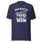 CUSTOMIZABLE - Terre Haute North Vigo HS Patriots Football Mom  -  Unisex t-shirt