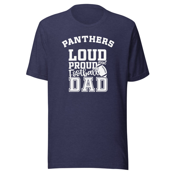 CUSTOMIZABLE - Riverton Parke Jr./Sr. HS Panthers Football Dad  -  Unisex t-shirt
