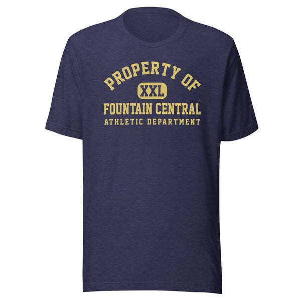Fountain Central HS Mustangs - Property of Athletic Dept. - Unisex t-shirt